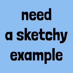 sketchy